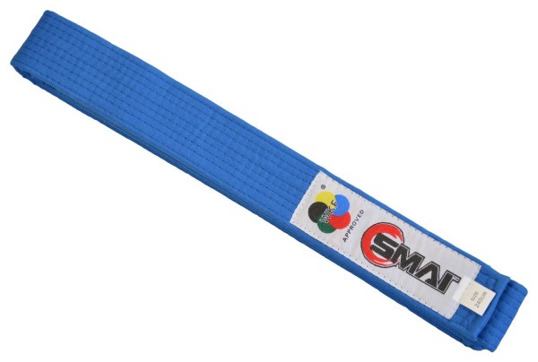SMAI WKF Wettkampfgürtel blau, 240cm