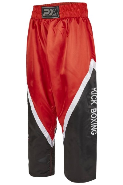 BF kick boxing trousers, black-red white