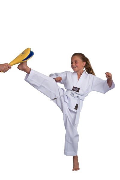 PX CHALLENGE Taekwondo weiß, Rückendruck