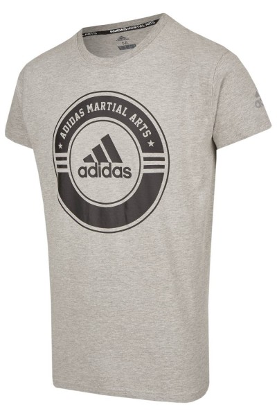 ADIDAS T-Shirt Combat Sport grau-schwarz M