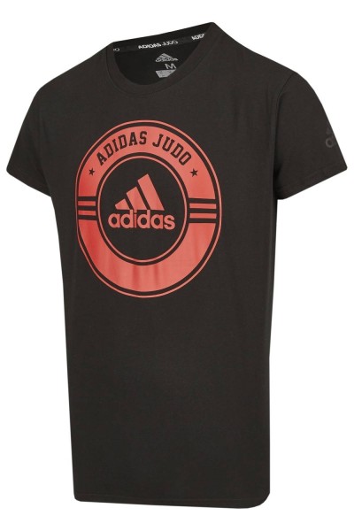 ADIDAS T-Shirt Combat Sport Judo black-red