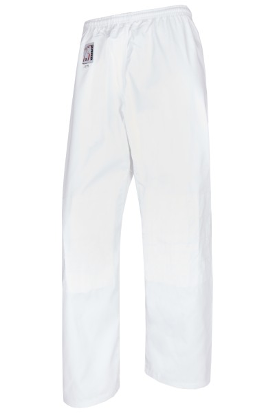 Judotrousers white 8oz cotton preshrink