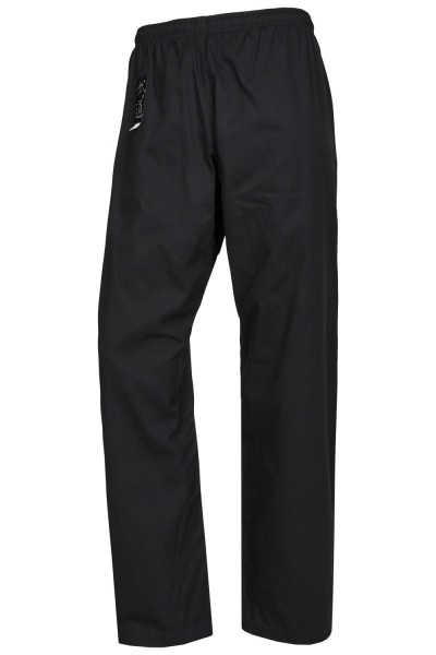 Standard trousers black elastic waist