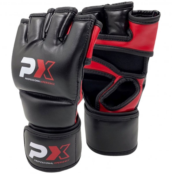 PX Pro Tech MMA Gloves, black, PU
