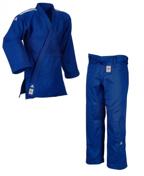 ADIDAS "CHAMPION II" IJF Judogi blau SF 150