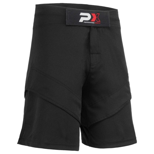 PX MMA Shorts black, Stretch