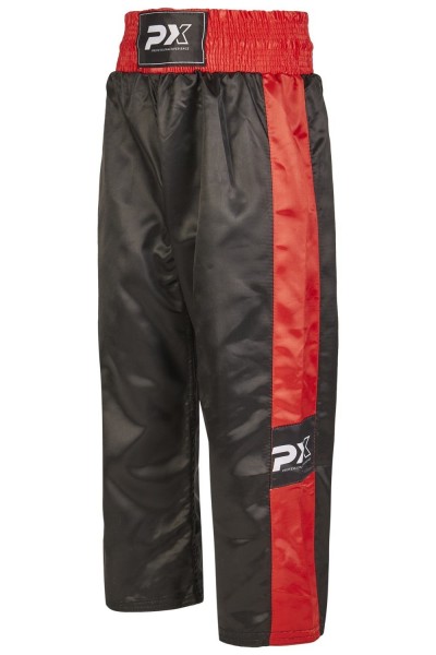 PX kickboxing trousers TOPFIGHT, black-red